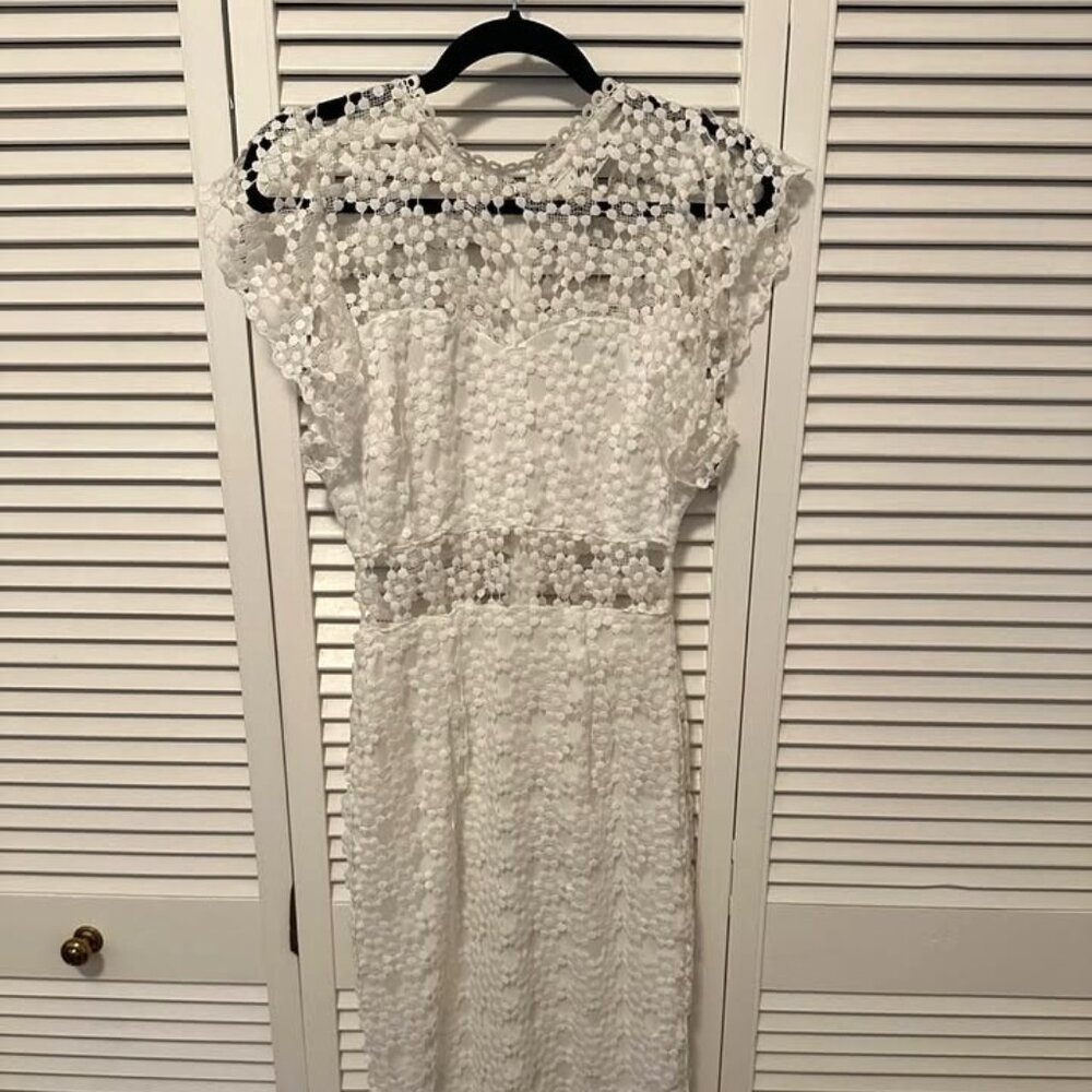 Petal and Pup Lauren Dress - White